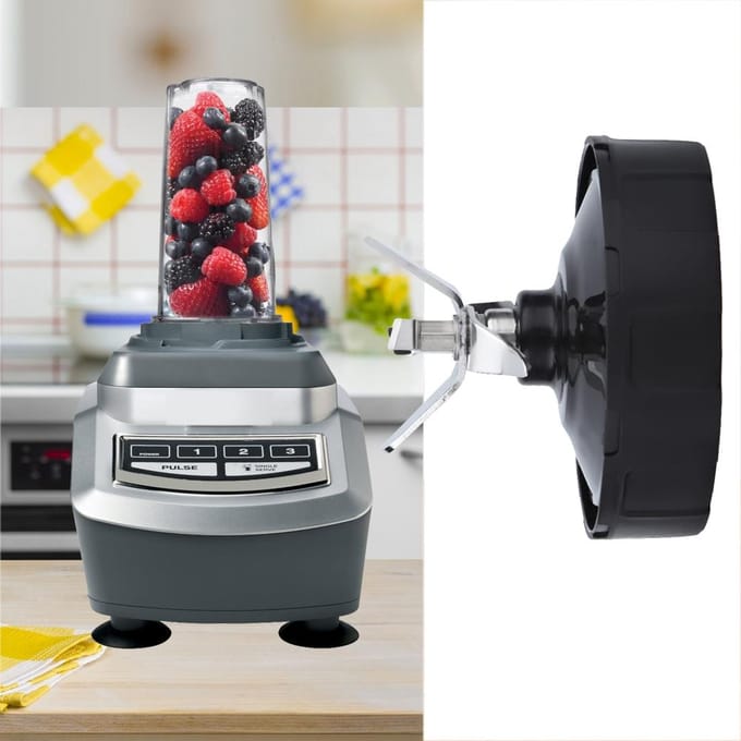 Mes Tandwiel Vervanging Blender Mes Geschikt voor Ninja White gray