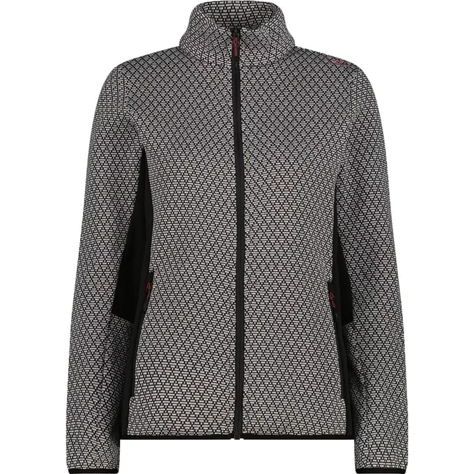 Dames technische gebreide fleece met rits CMP