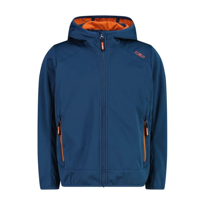 Cmp Fix Hood 39a5134 Softshelljack Blauw 8 Years Kinderen