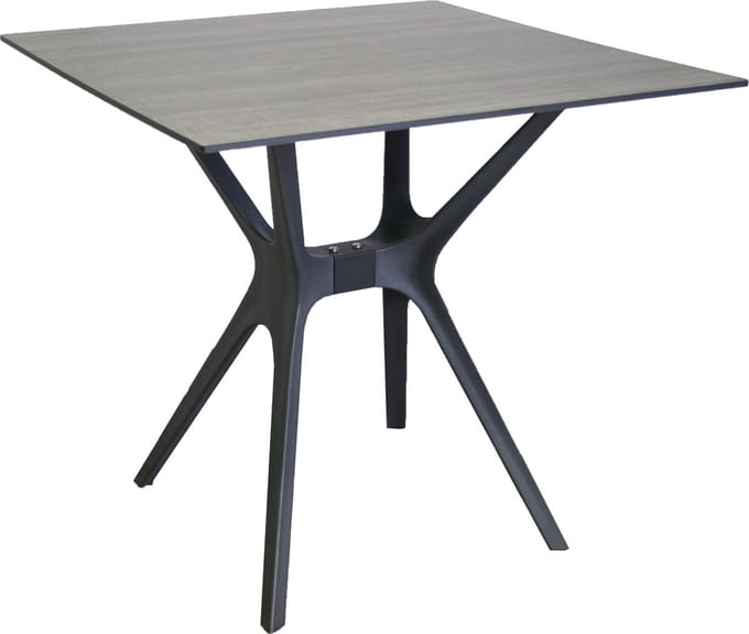 SenS-Line - Jasper Tuintafel - Kunststof - 80cm - Grijs