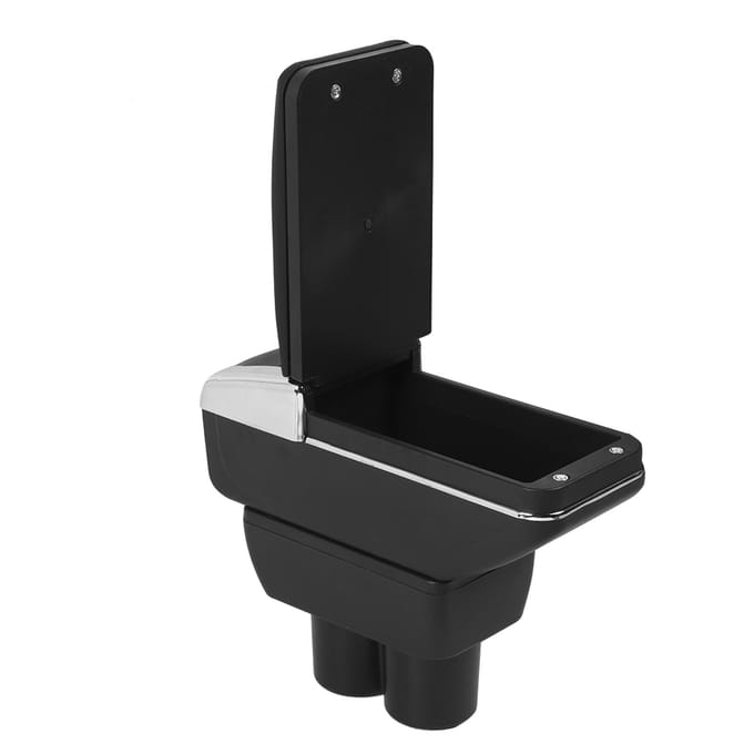 Boîte de Rangement Accoudoir Console Centrale Accessoire de Modification de Voiture Adapté pour Suzuki Jimny black
