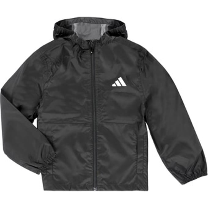 Adidas Rain Jacket Jassen Kinder - Zwart - Maat 135 - 140 CM - Poly Mesh