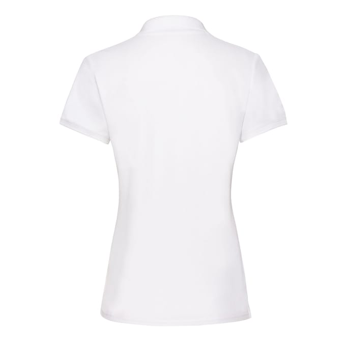 Fruit of the Loom Dames/dames Premium Poloshirt (Wit)