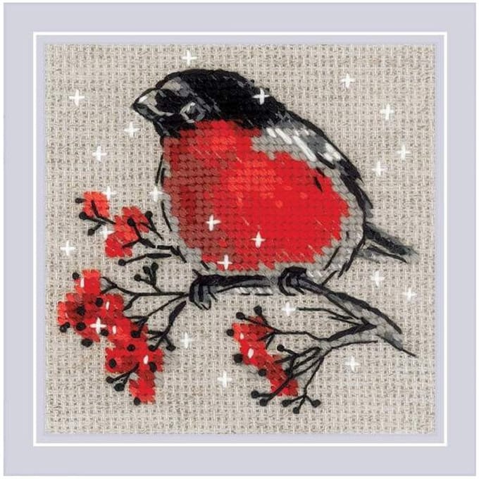 RIOLIS Winter Guest borduren (pakket) 2132