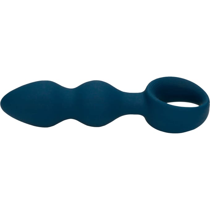 Teardrop Shaped Anal Plug - Large - Baltic Blue