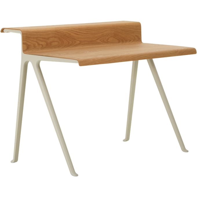 Vitra Courier bureau - krijt gepoedercoat - Eiken naturlijk geolied
