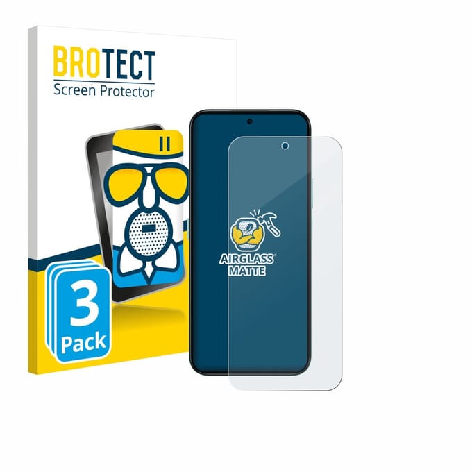 BROTECT - Screenprotector voor Honor Play 10C - Folie Beschermfolie Beschermglas matte 3 Stuks