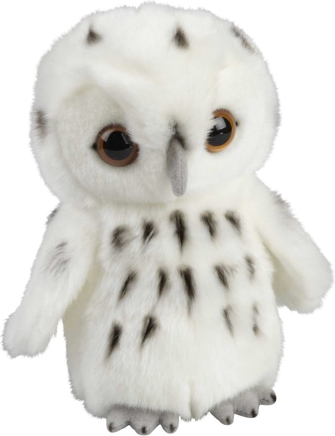Ravensden Knuffel Sneeuwuil - pluche - 18 cm - Uil knuffeldier - vogel