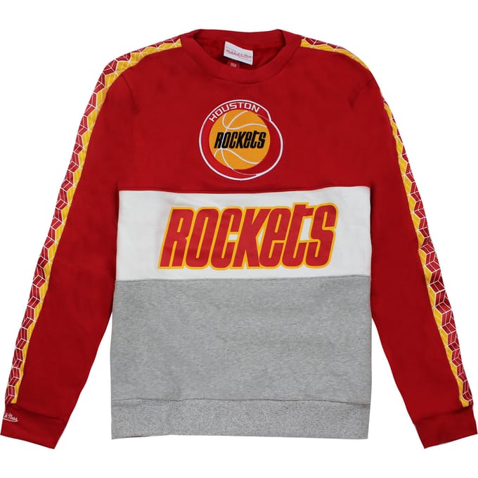 Mitchell & Ness Houston Rockets NBA Leading Scorer Fleece Crew Heren Sweater