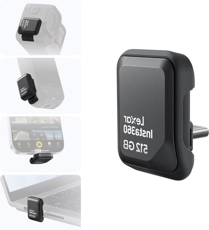 Draagbare SSD - Externe Opslag - Bestanden Overzetten - Compact Model - 512GB - Zwart