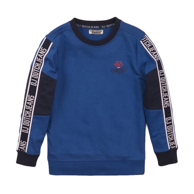DJ Dutchjeans jongens sweater - Blue - Maat 152