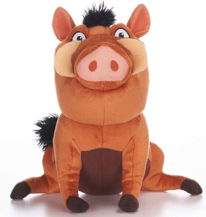 Pumba Pluche Knuffel 30 cm The Lion King De Leeuwen koning 2024