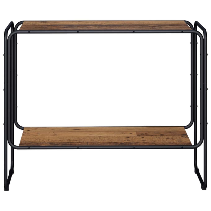 vidaXL - Dressoir - Oud - hout - 93.5 - x - 38 - x - 75 - cm - Bewerkt - hout