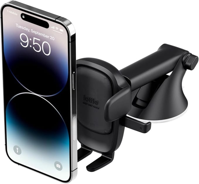 iOttie Easy One Touch 6 Autohouder met Zuignap – Dashboard & Raam – Universeel