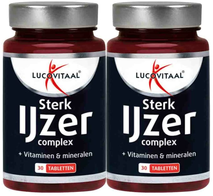 Lucovitaal - Sterk IJzer Complex - 2 x 30 tabletten - Voordeelverpakking