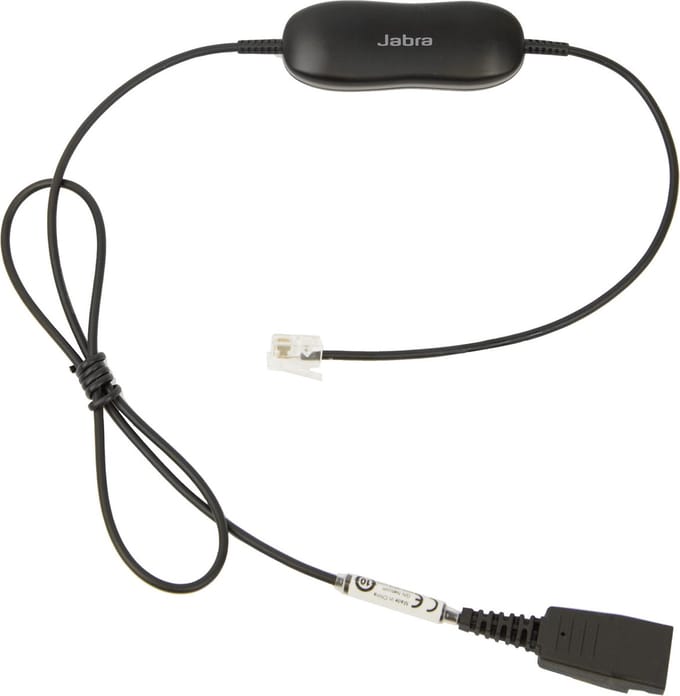 Jabra GN 1216 Anschlusskabel SmartCord QD auf RJ9 glatt