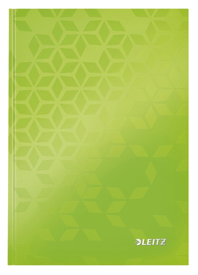 Notitieboek leitz wow a5 160blz 90gr lijn groen | 6 stuks