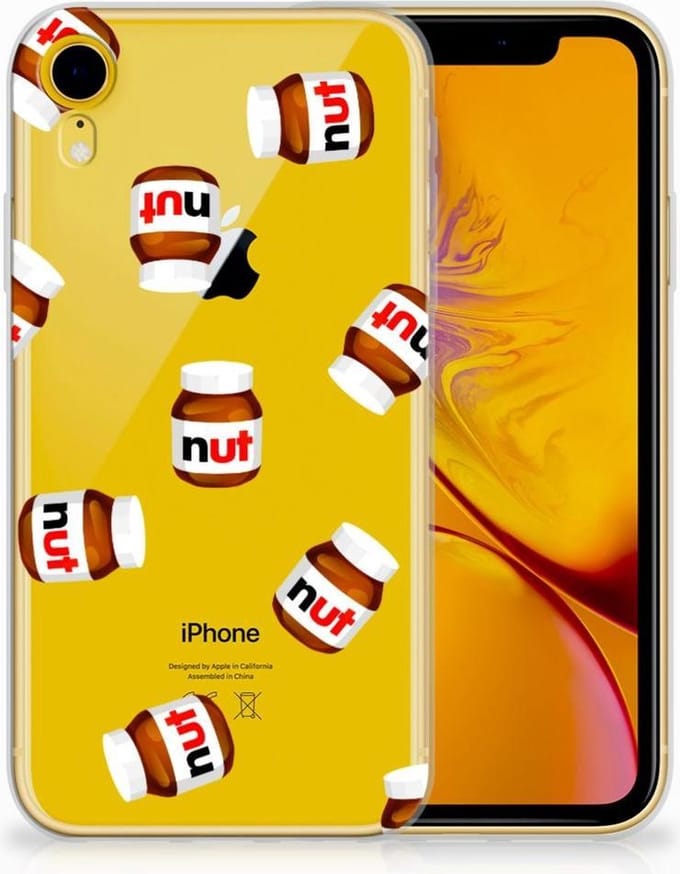 Apple iPhone Xr Siliconen Case Nut Jar
