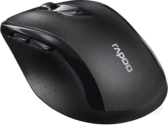 Draadloze optische muis Multi-mode geruisloos M500 Zwart