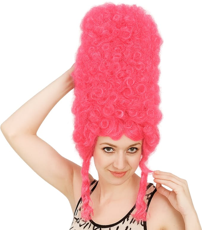 Roze Marie Antoinette Pruik – Verkleed & Feest Pruik – Carnaval & Themafeest