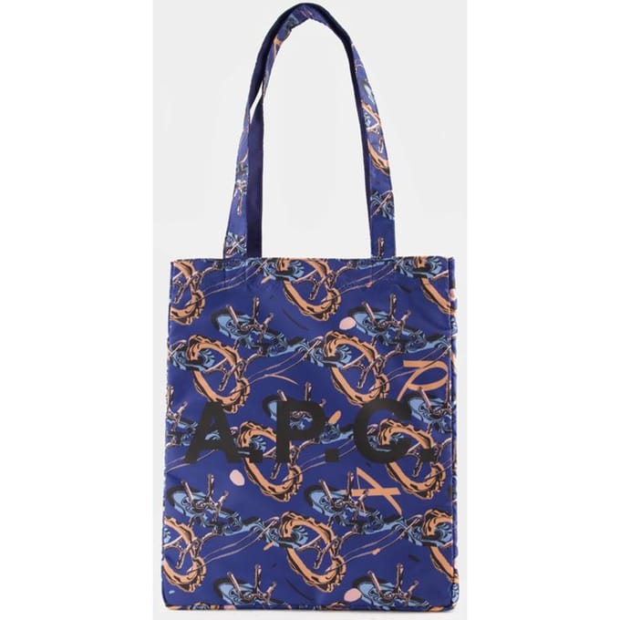 Lou Omkeerbare Boodschappentas - A.P.C. - Synthetisch - Blauw