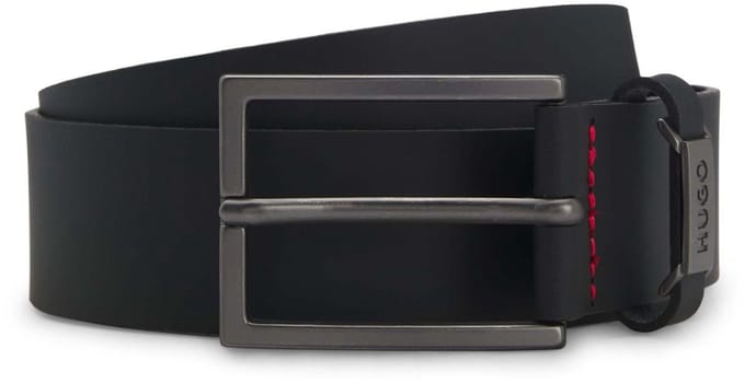 HUGO Leren riem Gabriel_Sz35 Belt W100 Black zwart