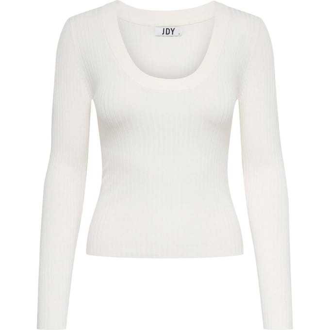 Ribbed Damestrui met Ronde Hals JDY Plum Ysla