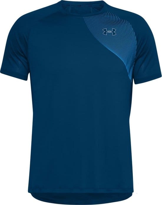 Under Armour Qualifier Isochill S/S Hardloopshirt Heren - Maat M
