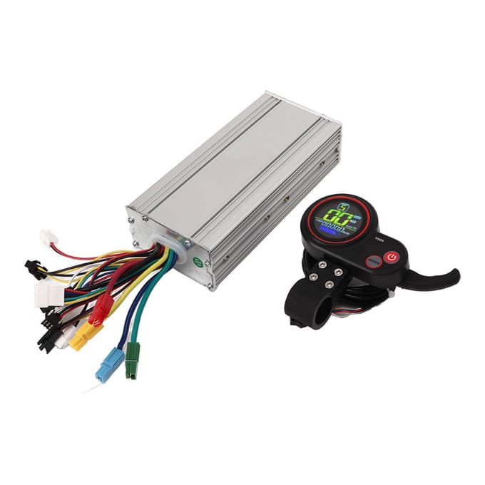 Elektrische Fiets Controller Borstelloze Motor 36V 48V 1000W 1500W 35A met V889 Kleurendisplay Scherm white