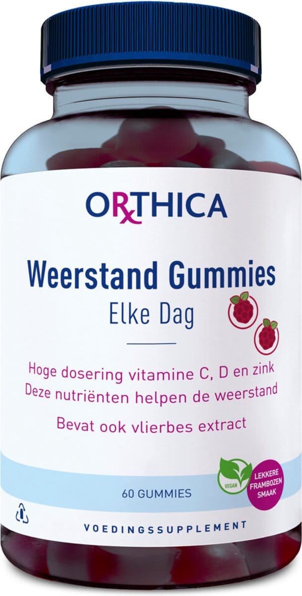 Orthica - Weerstand Gummies - 2 x 60 stuks - Voordeelverpakking