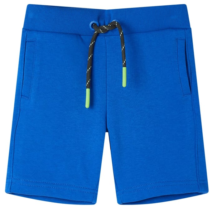 vidaXL Kindershort met trekkoord 104 blauw