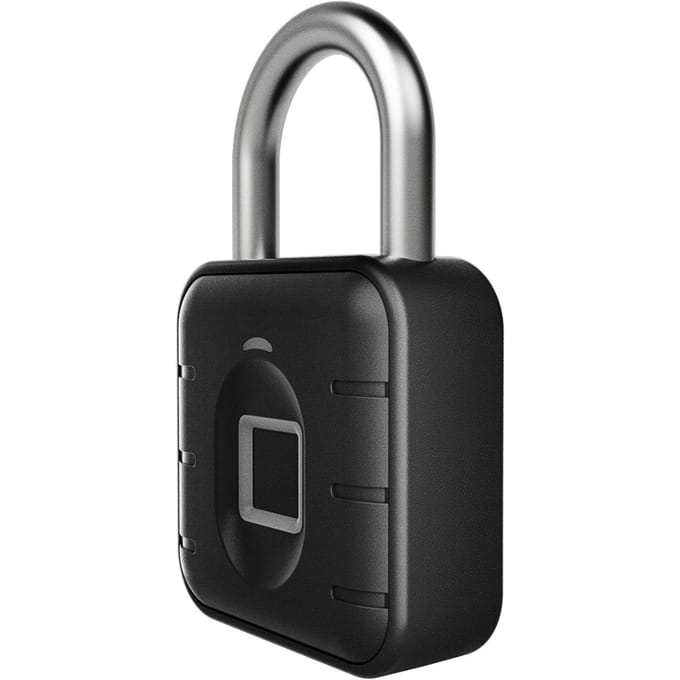 Serrure d'empreinte digitale Biométrique Intelligente Sans clé Petit Imperméable pour Porte d'armoire black