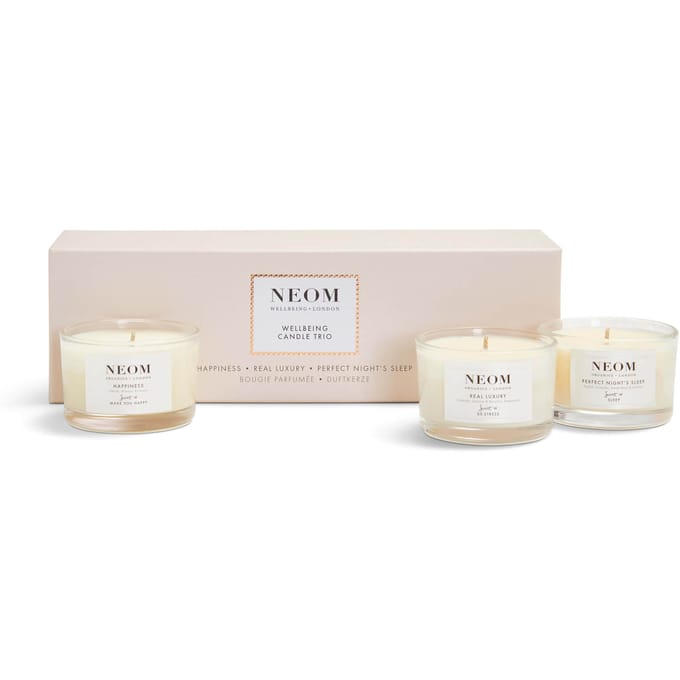 NEOM Wellbeing Candle Trio