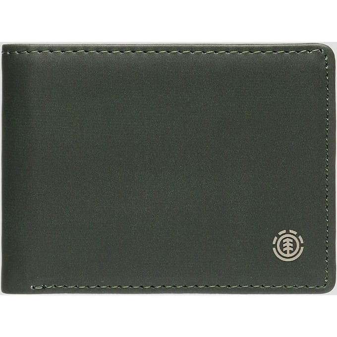 Element Icon Mini Trifold Portemonnee Groen Man