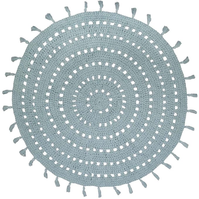 Nattiot - Nila Vert Pâle Rond Vloerkleed/Tapijt - Ø 120 cm