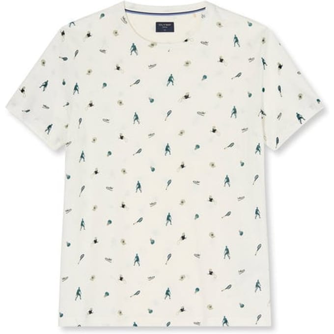 OLYMP Casual Jersey, Gebroken Wit
