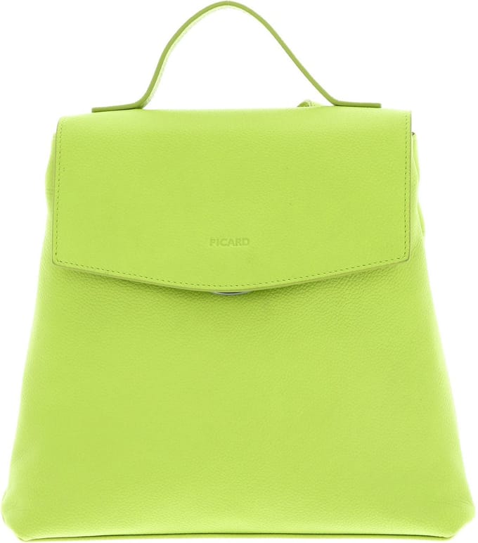 PICARD Leren Vrije tijd rugzak Rugzak Luis Backpack Lime Neongeel