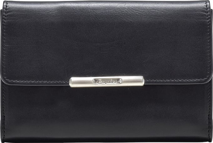 Esquire Helena Portemonnee II Leer 14 cm - Dames - Horizontaal - schwarz