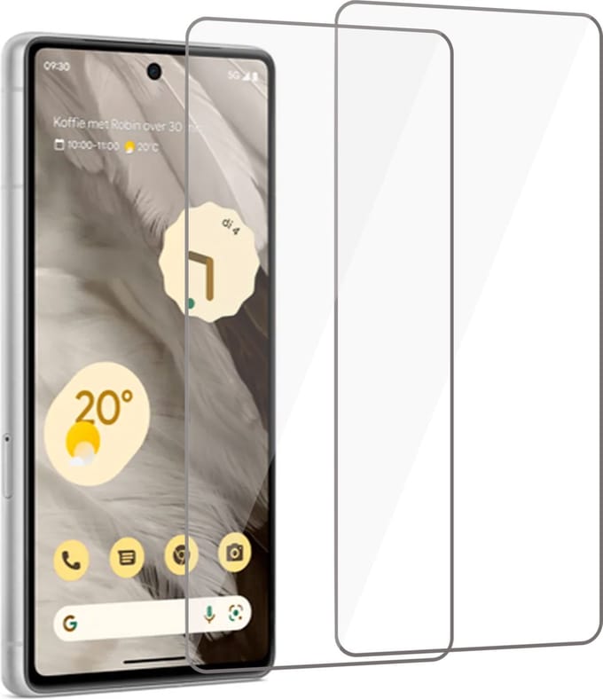 2x Screenprotector geschikt voor Google Pixel 6 – Screen Protector Tempered Glass