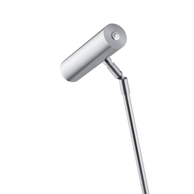HELL Tom Pro LED tafellamp, mat nikkel, hoogte 47 cm, CCT, dimmer
