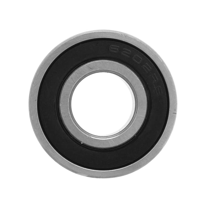 10 pièces 6202 2rs 15x35x11mm Roulements à billes en acier à gorge profonde double face scellés en caoutchouc