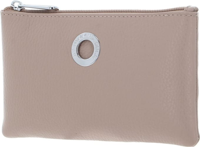 MANDARINA DUCK Leren Utensil zak Mellow Leather Pouch Warm Taupe