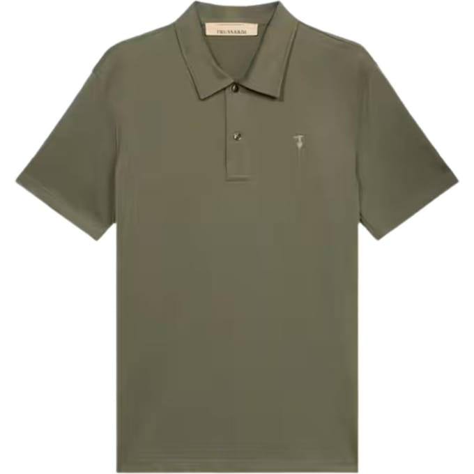 Trussardi regelmatige polotechnische piquet