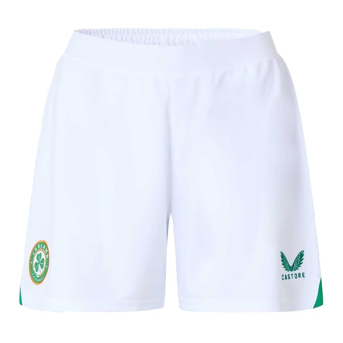 Castore Unisex Volwassenen Ierland Logo Shorts L wit