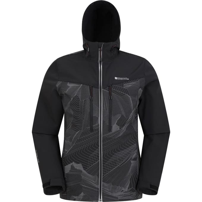 Mountain Warehouse Heren Illuminate II Soft Shell Jas (Zwart)