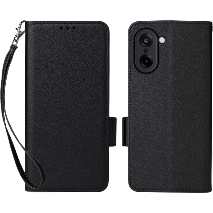 Comfycase OnePlus Nord CE5 Book Case met Koord Zwart