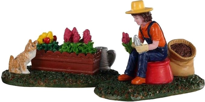 Lemax - Garden Grooming - Set van 2