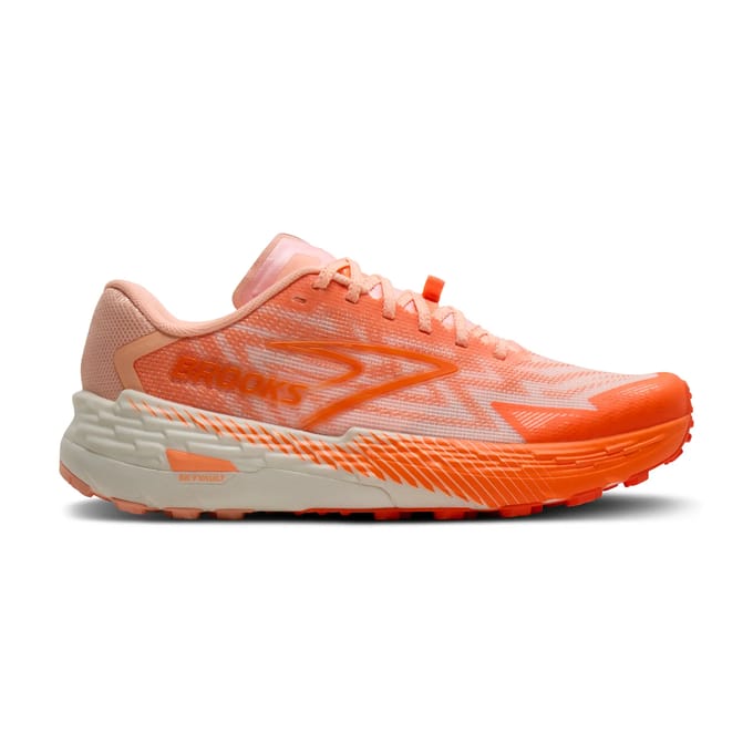Brooks Catamount 4 - Trail hardloopschoenen - Koraal/Zalm - Maat 7