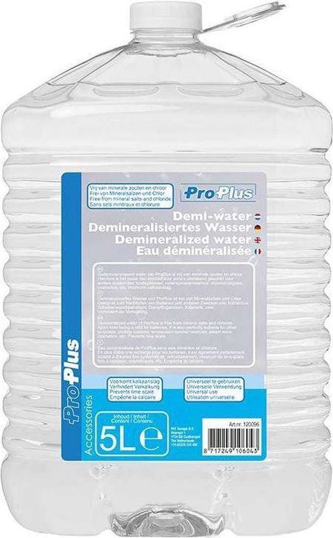 Gedeminiraliseerd water (Demi-water) 5 liter