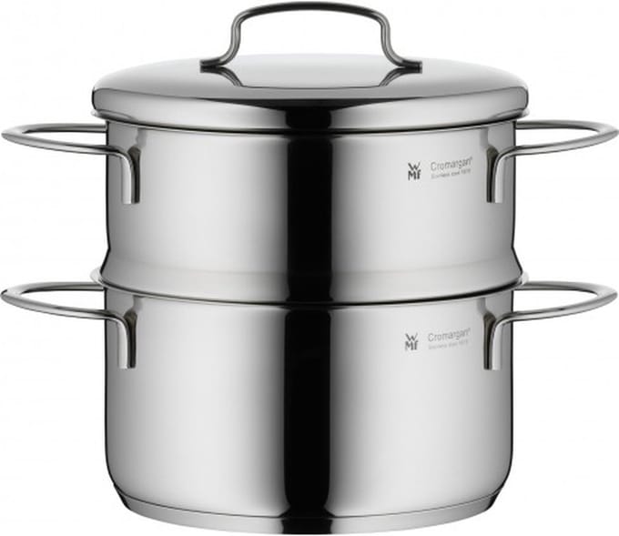 WMF Mini - Groentestomer - Ø16 cm - RVS - Inclusief Deksel - Geschikt voor alle warmtebronnen